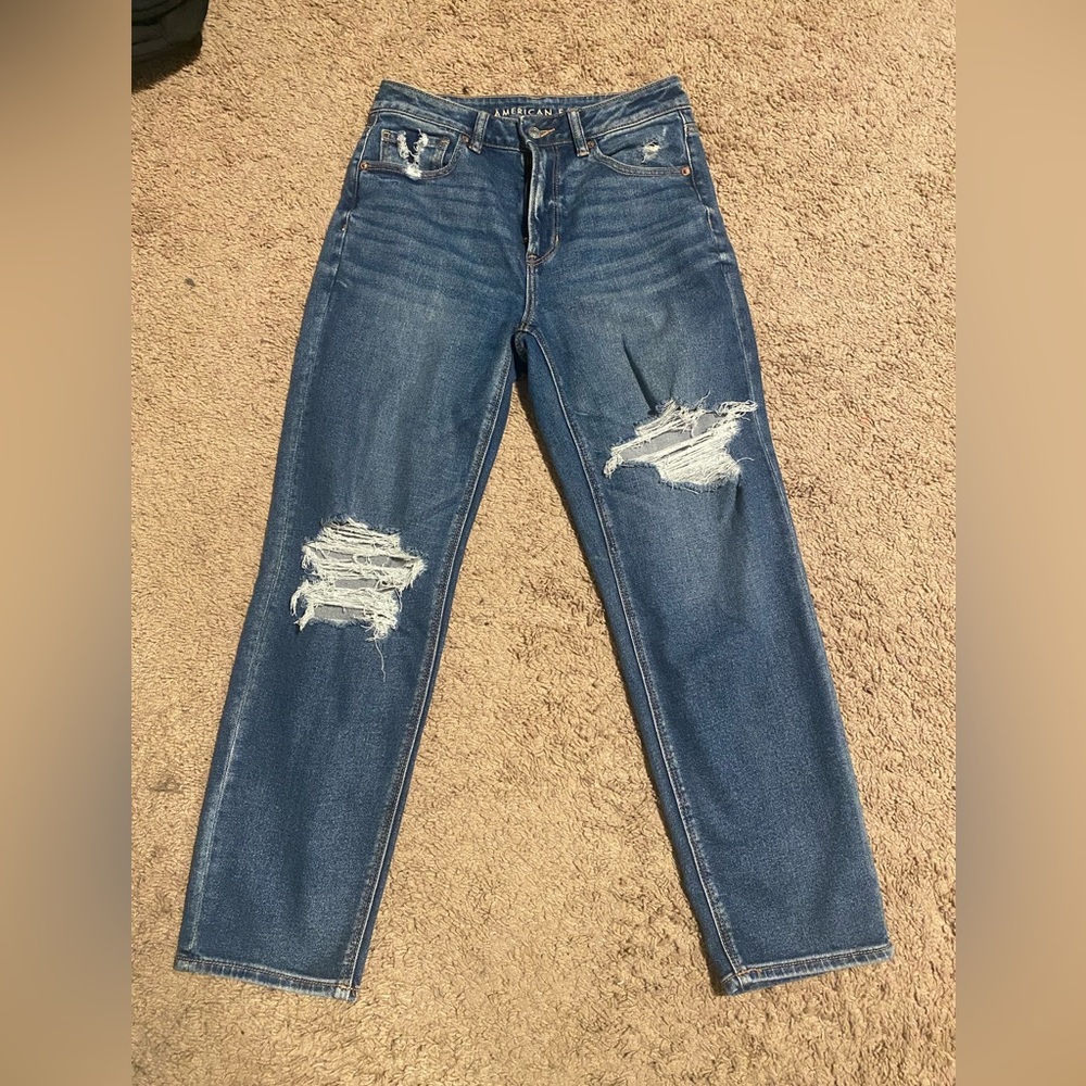 AE MOM STRAIGHT JEANS